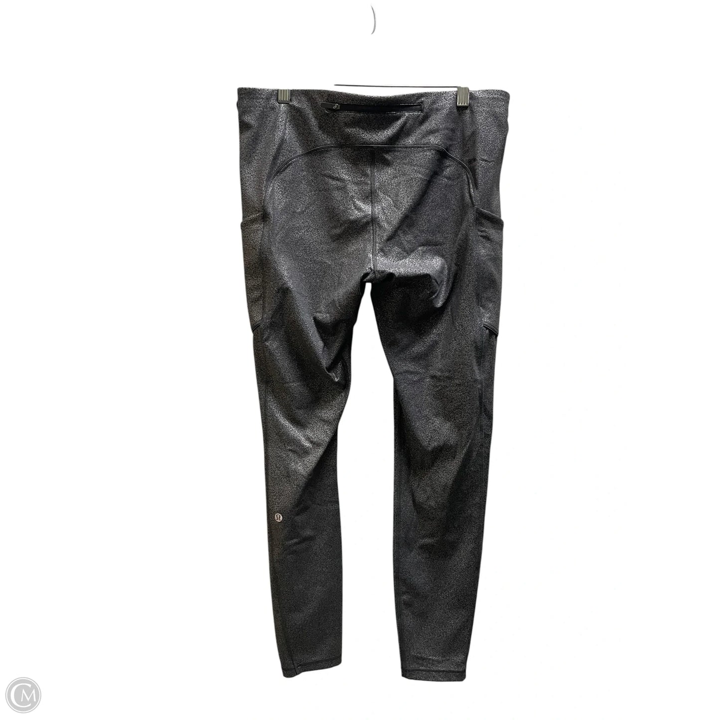 Athletic Leggings By Lululemon In Silver, Size: 10