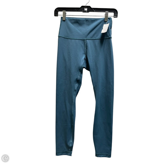Athletic Leggings By Lululemon In Blue, Size: 4