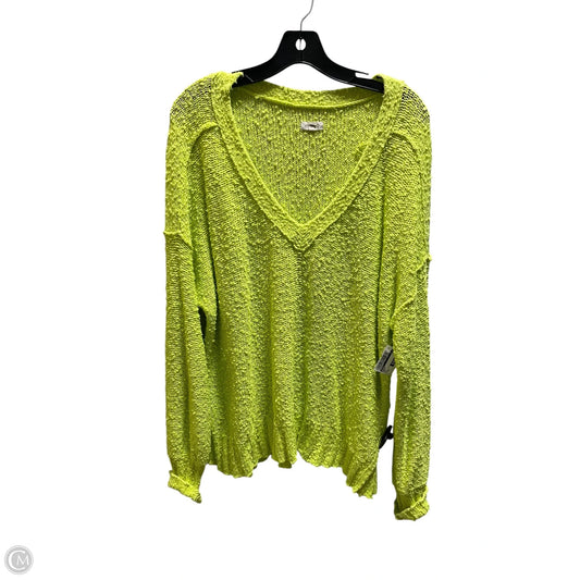 Sweater By Pilcro In Green, Size: Xl