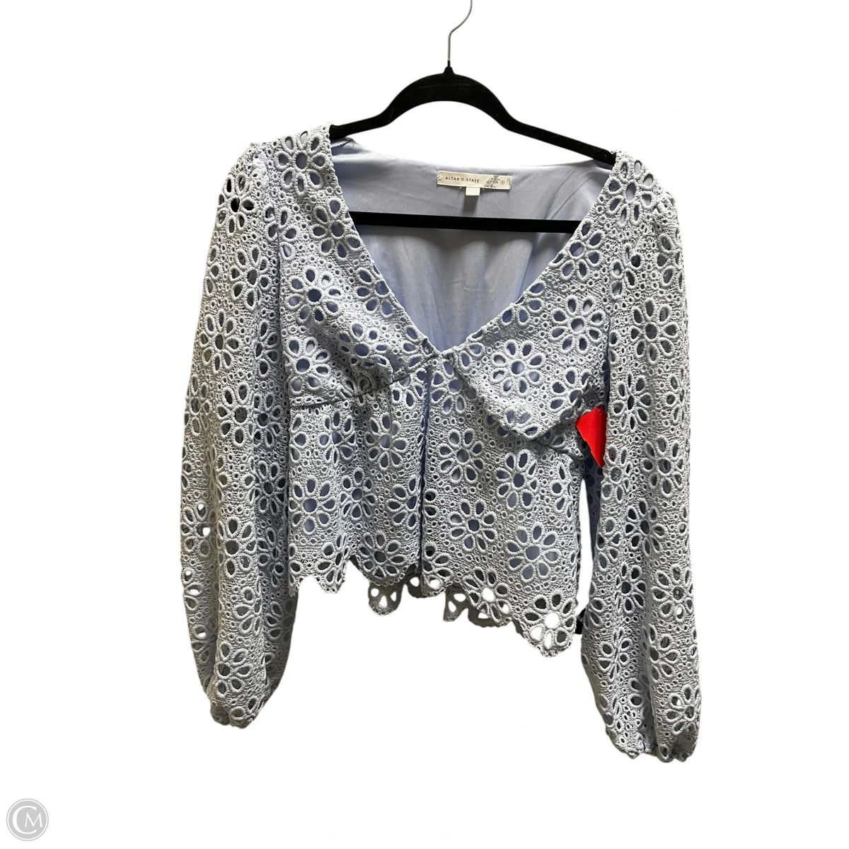 Top Long Sleeve By Altard State In Blue, Size: S
