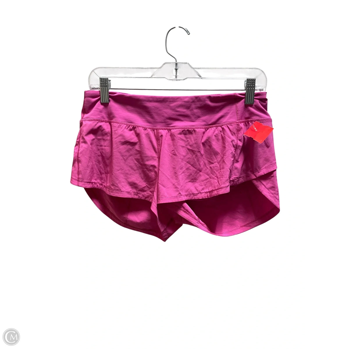 Athletic Shorts By Lululemon In Pink, Size: 6