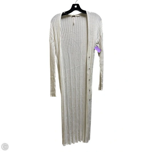 Sweater Cardigan By Free People In Cream, Size: Xs