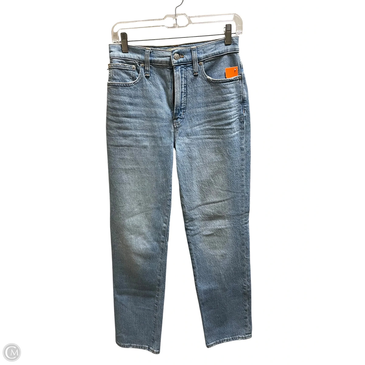 Jeans Straight By Madewell In Blue Denim, Size: 2