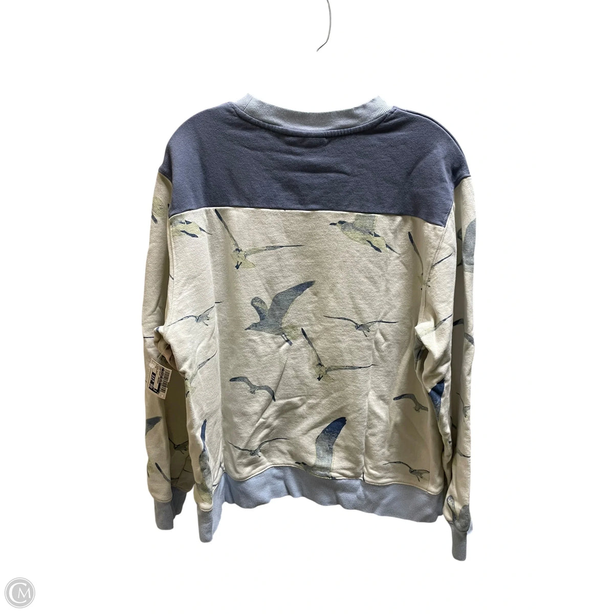 Sweatshirt Crewneck By Clothes Mentor In Blue, Size: M