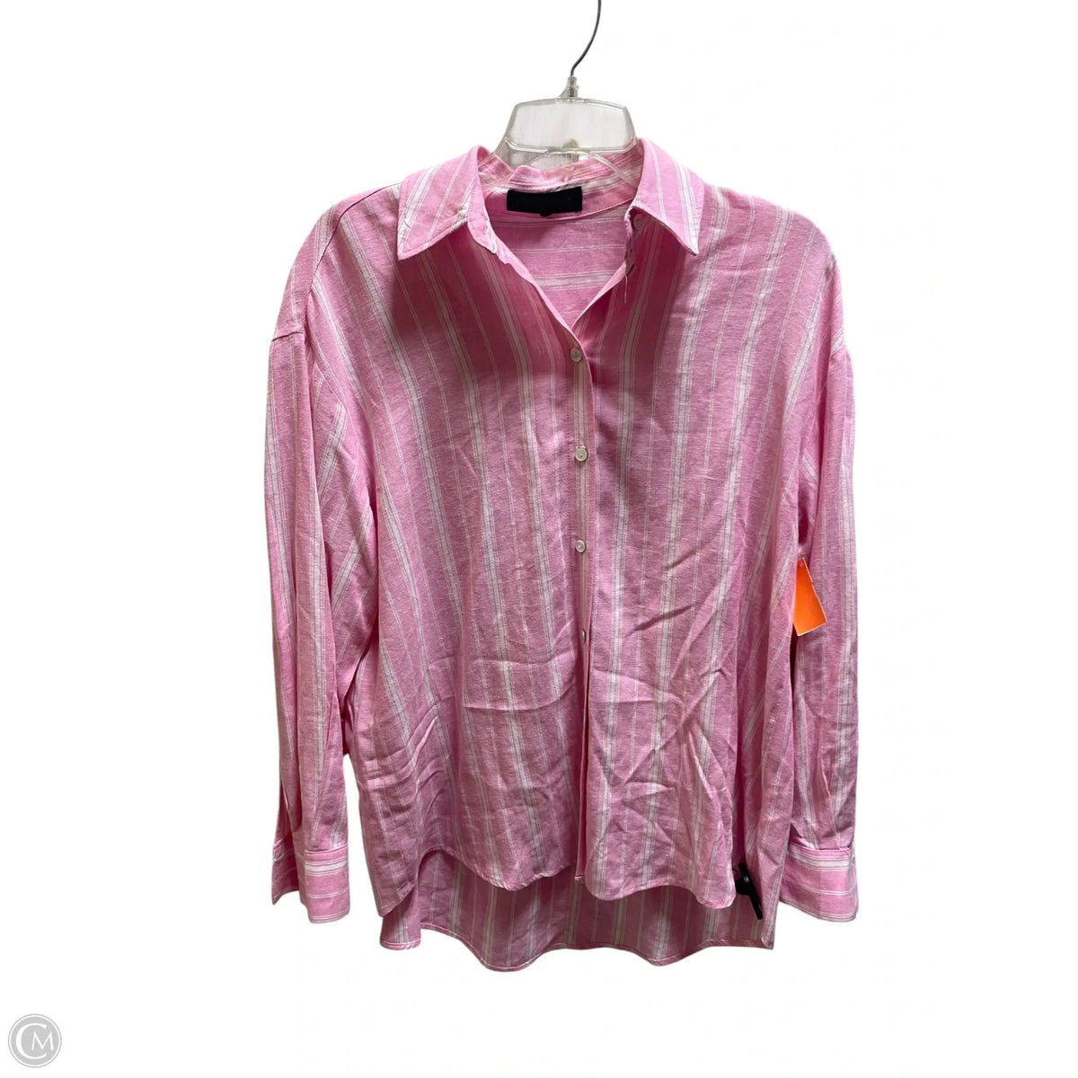 Top Long Sleeve By Zara In Pink, Size: Xs