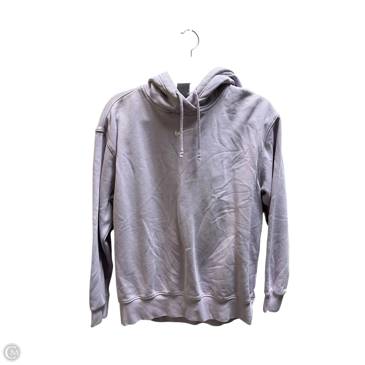 Sweatshirt Hoodie By Nike Apparel In Purple, Size: Xs
