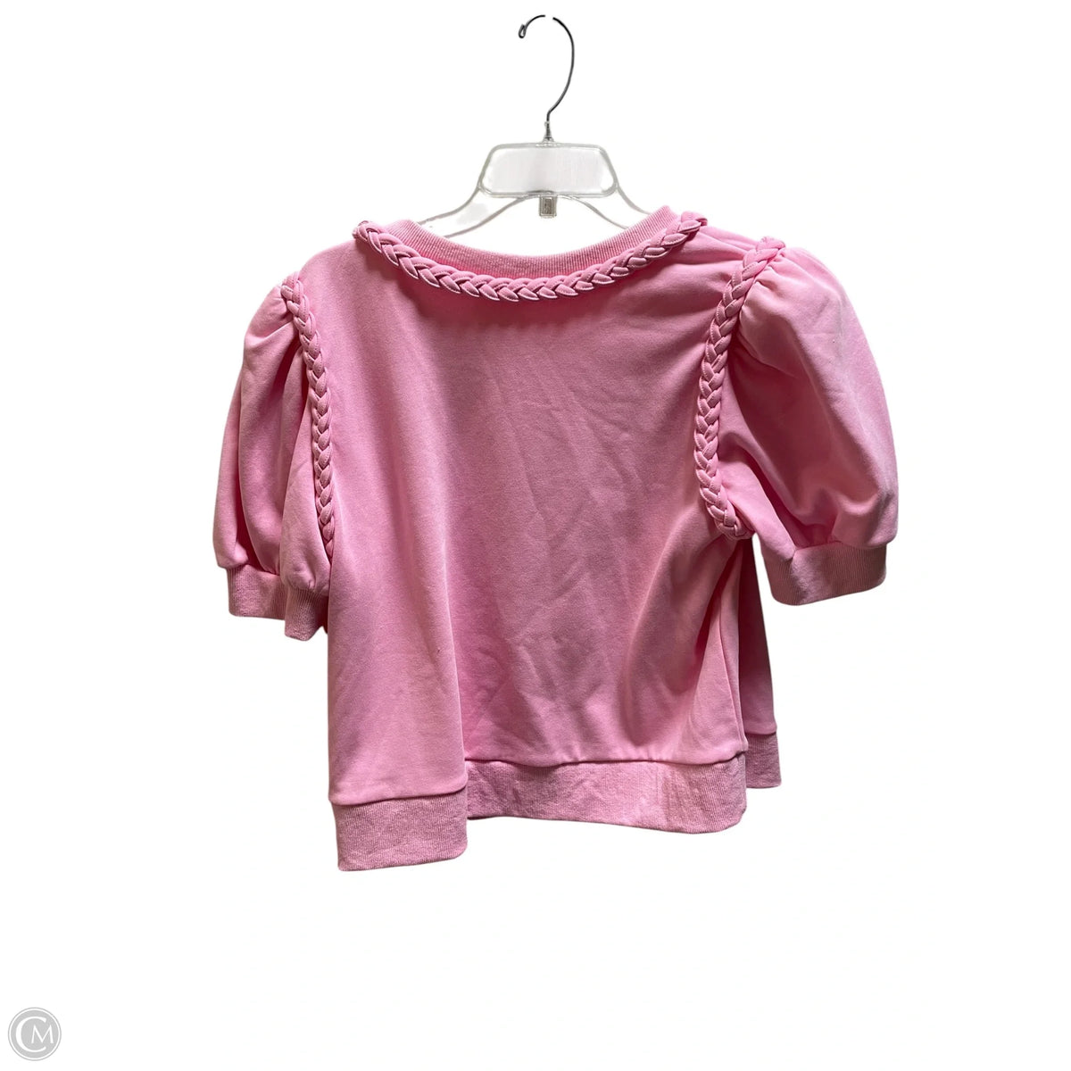 Top Short Sleeve By Entro In Pink, Size: L