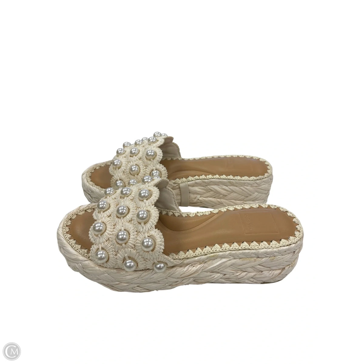Sandals Heels Platform By Dolce Vita In White, Size: 6