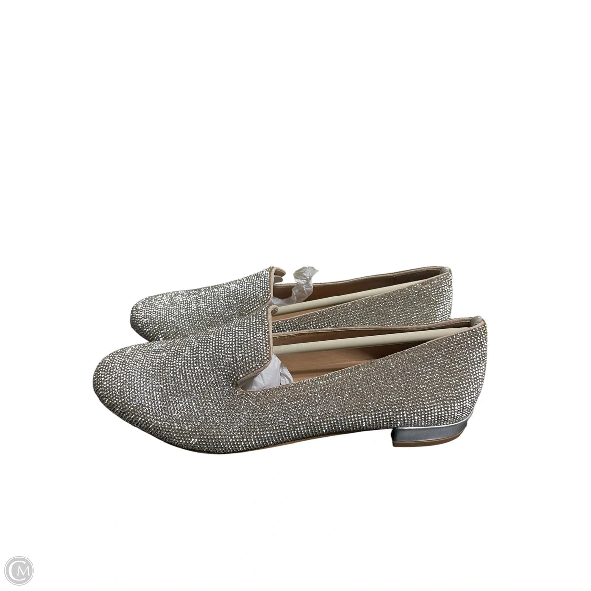 Shoes Flats By Steve Madden In Silver, Size: 8