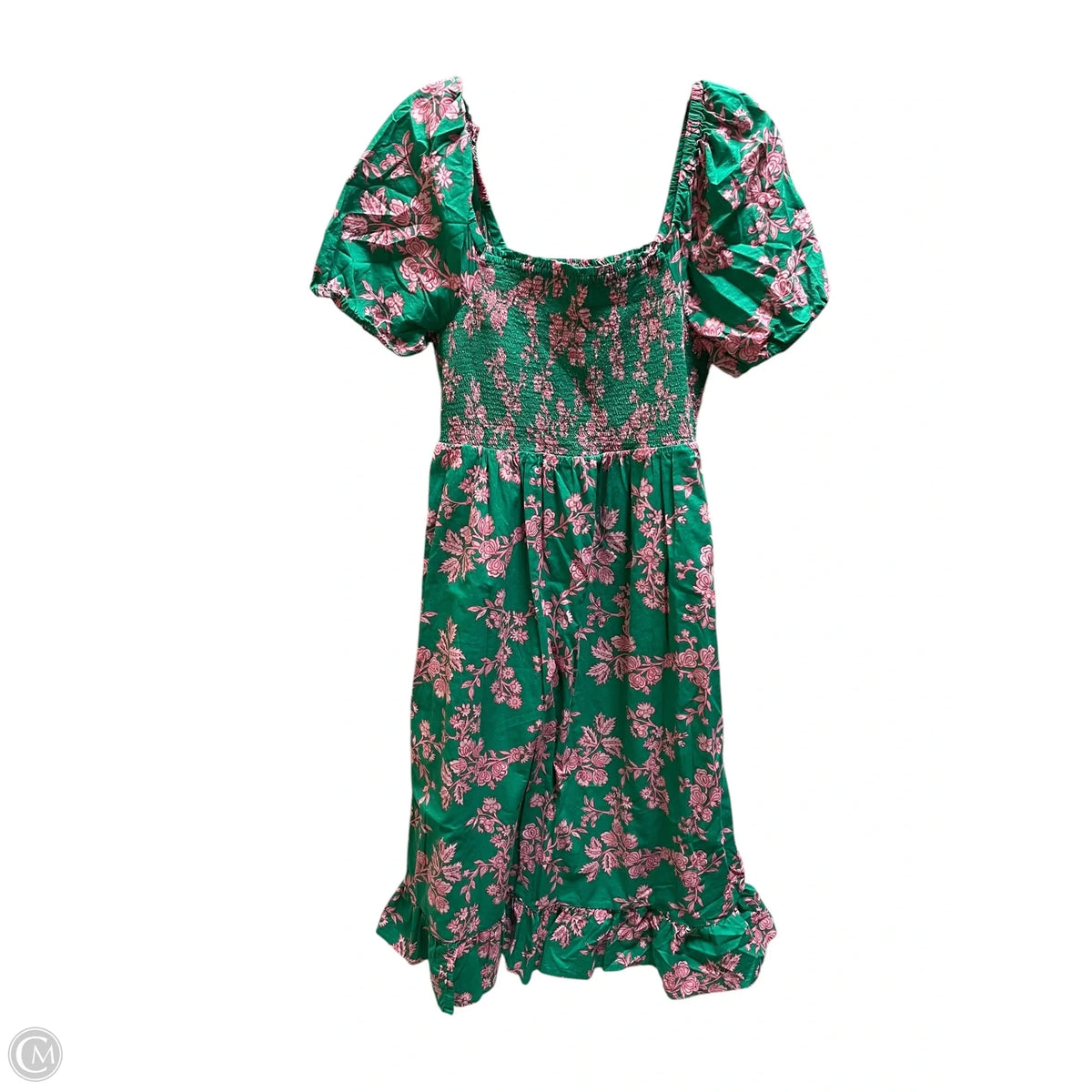 Dress Casual Maxi By J. Crew In Green, Size: M