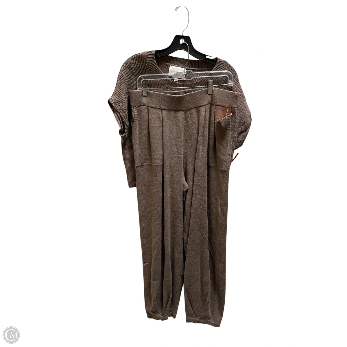 Sweater 2pc By Cmb In Brown, Size: Xl