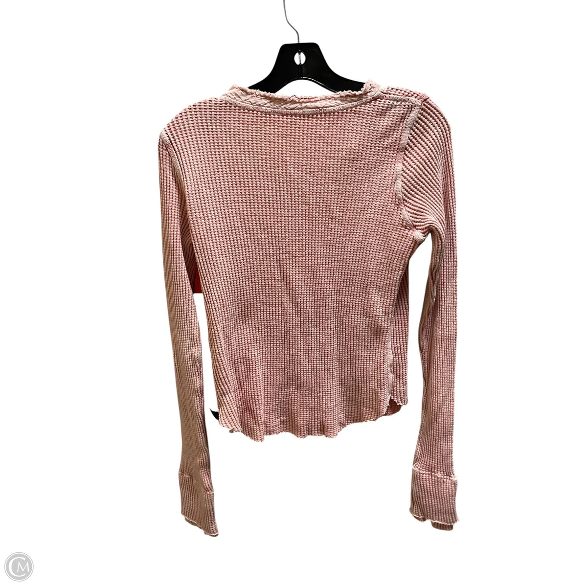 Top Long Sleeve By Free People In Pink, Size: M
