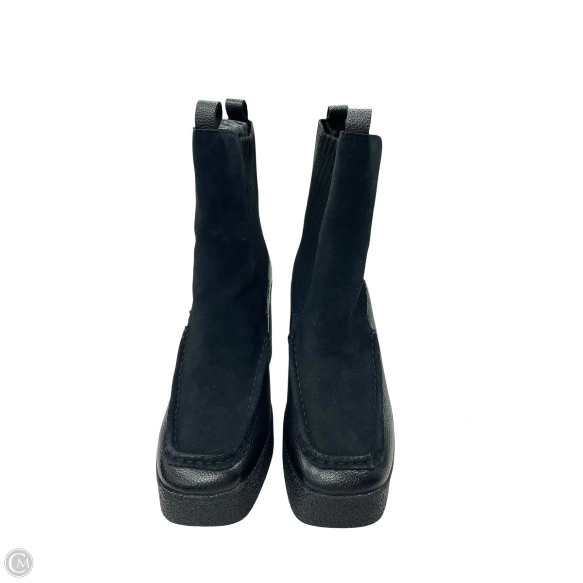 Boots Ankle Heels By Vintage Havana In Black, Size: 9
