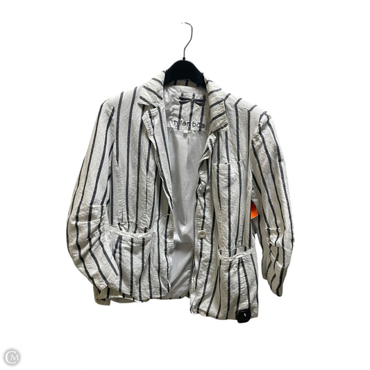 Blazer By Tyler Boe In Striped Pattern, Size: M