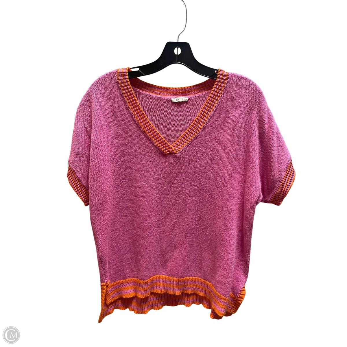 Sweater Short Sleeve By Jodifl In Pink, Size: S