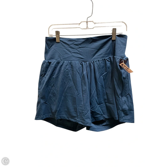 Athletic Shorts By Halara In Blue, Size: Xl