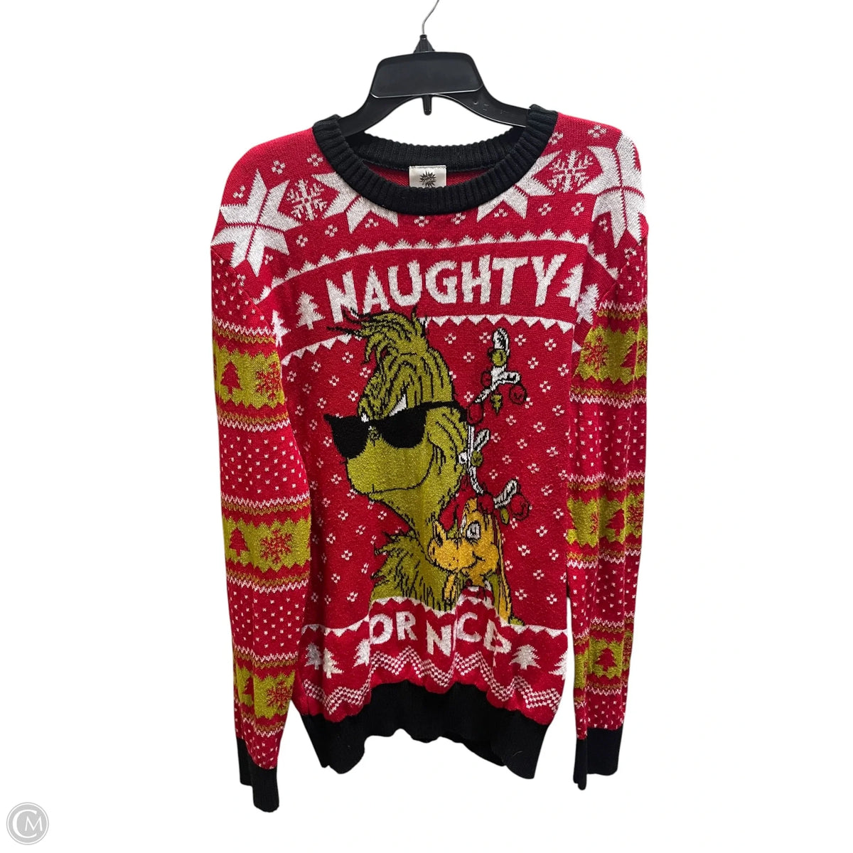 Sweater By Clothes Mentor In Red, Size: Xl
