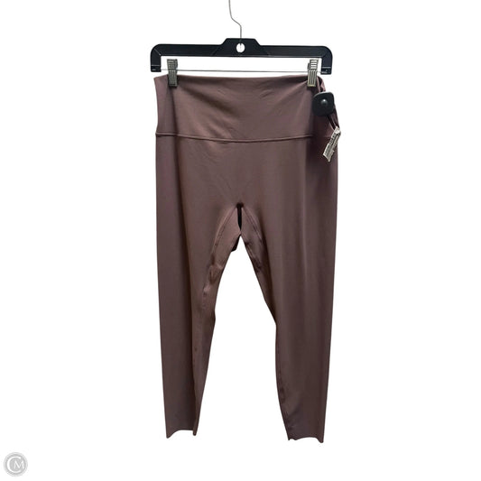 Athletic Leggings By Nike Apparel In Mauve, Size: Xl