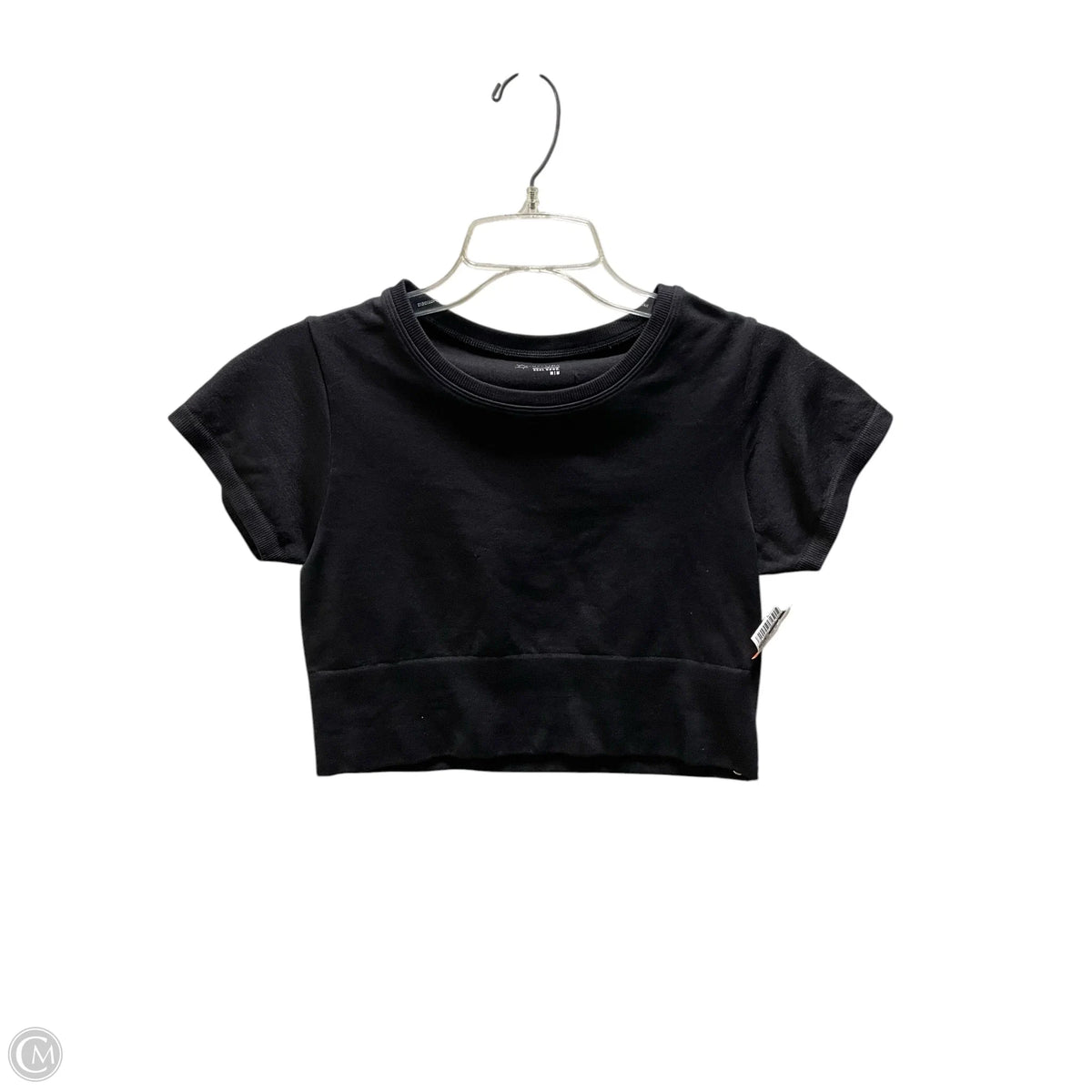 Athletic Top Short Sleeve By Offline In Black, Size: M