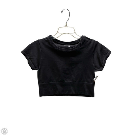 Athletic Top Short Sleeve By Offline In Black, Size: M