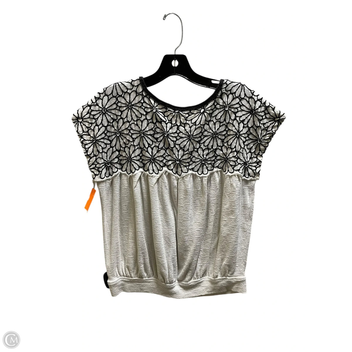 Top Short Sleeve By Free People In Floral Print, Size: M