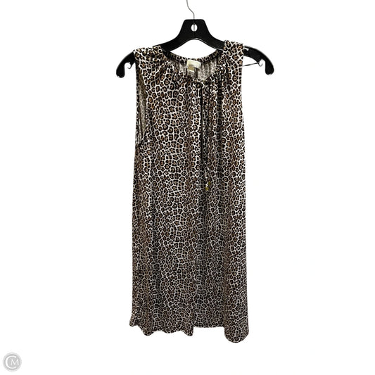 Dress Designer By Michael Kors In Animal Print, Size: Xl