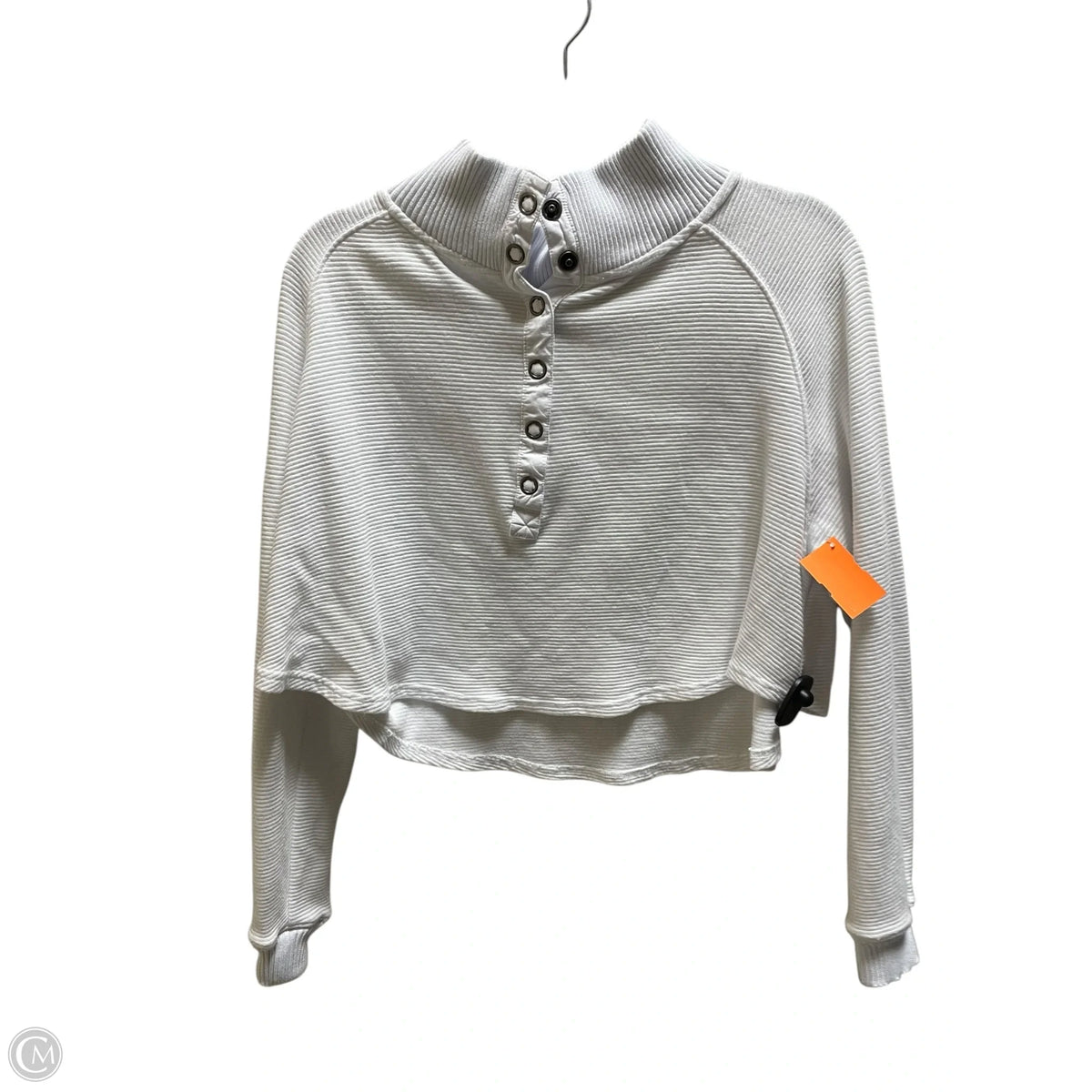 Athletic Sweatshirt Collar By Free People In White, Size: S