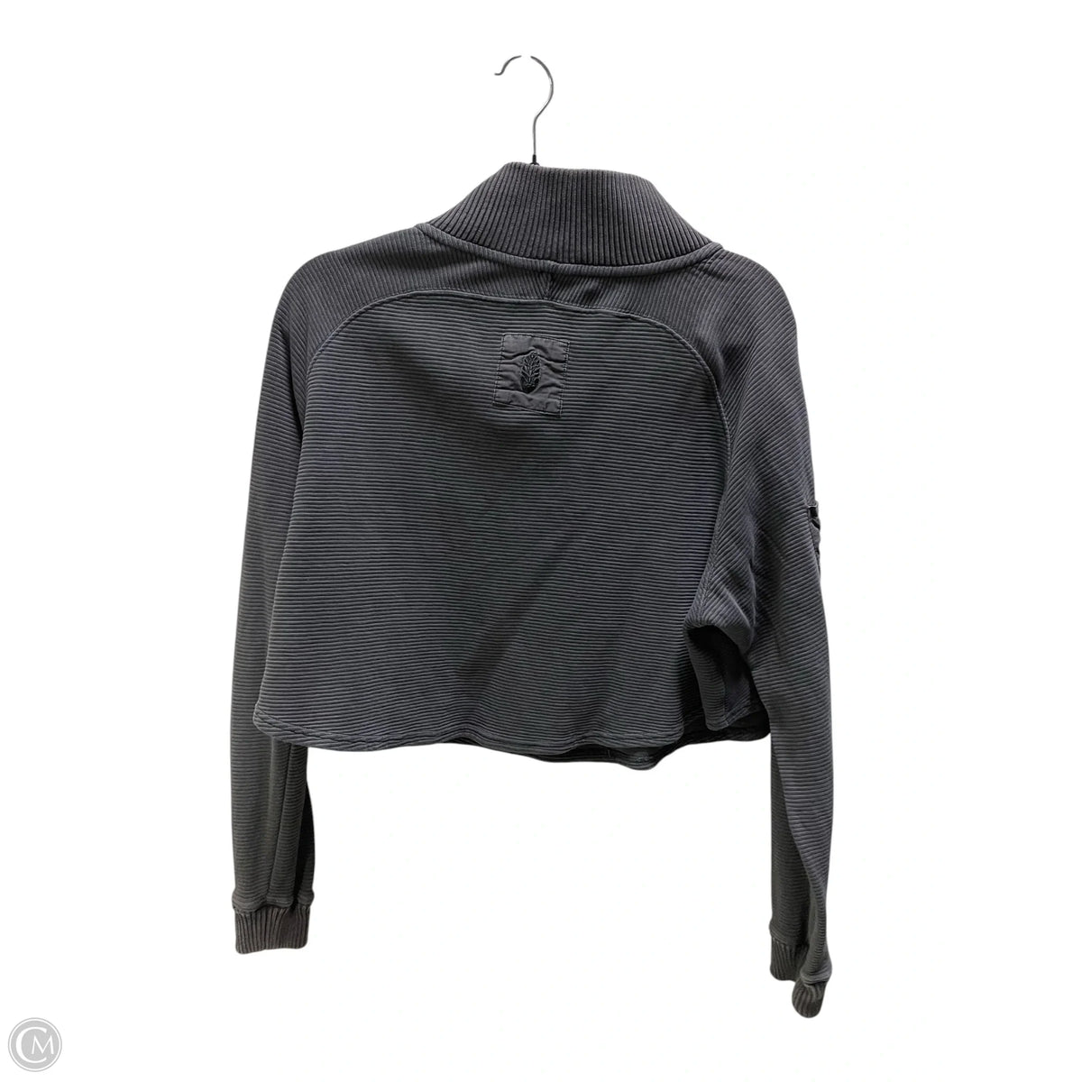Athletic Sweatshirt Collar By Free People In Grey, Size: S