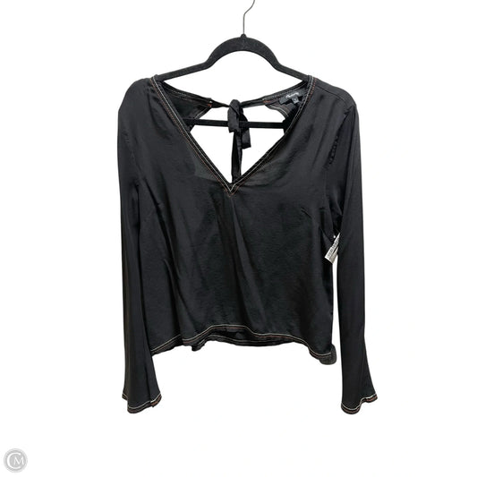 Top Long Sleeve By Madewell In Black, Size: M