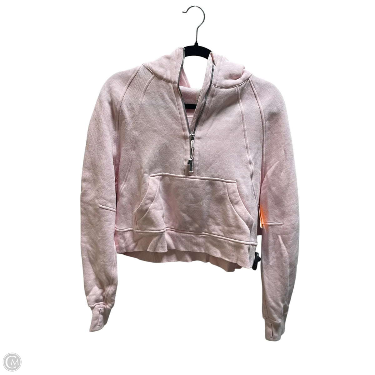 Athletic Sweatshirt Hoodie By Lululemon In Pink, Size: Xs