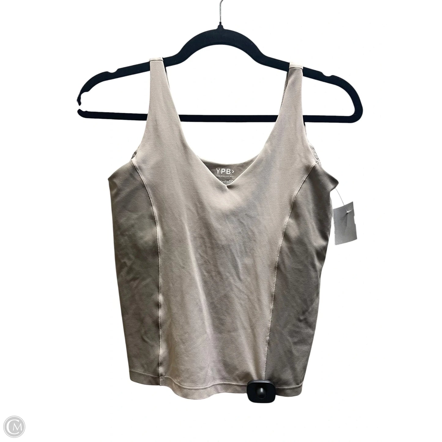Athletic Tank Top By Ypb In Brown, Size: M