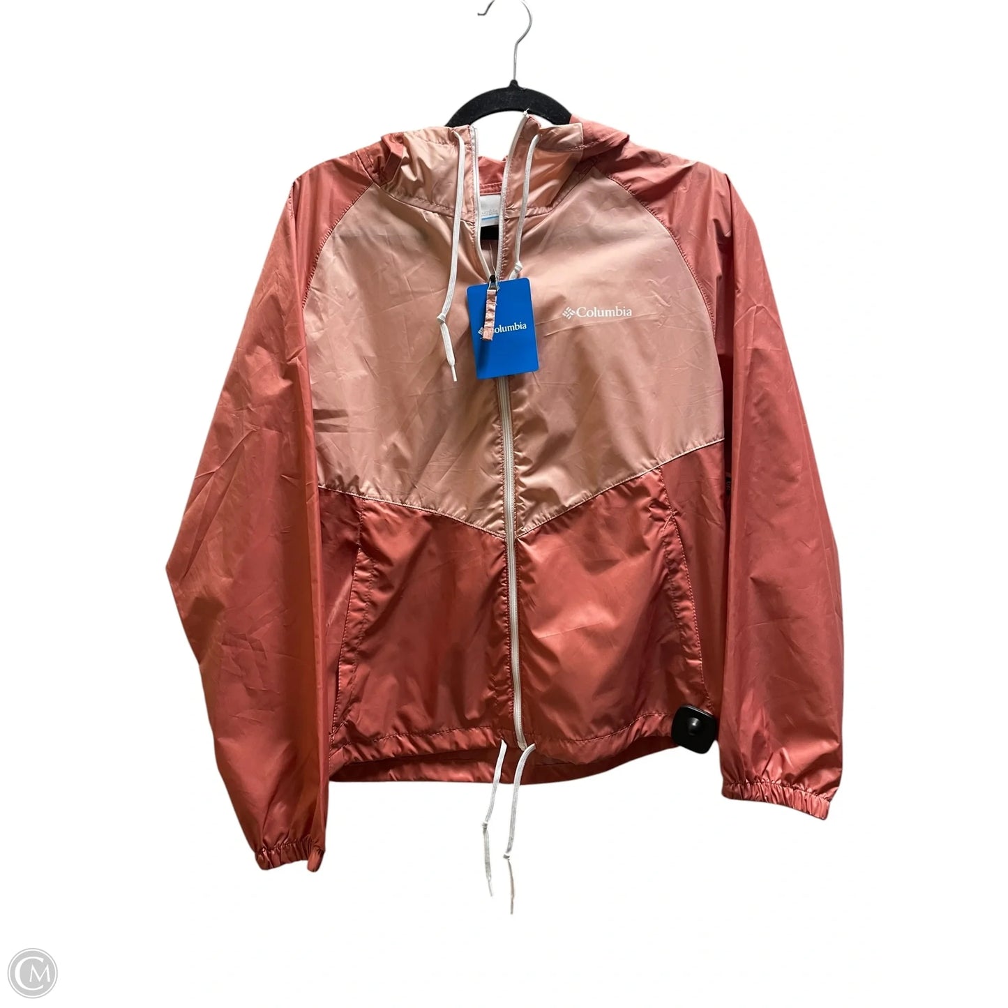 Jacket Windbreaker By Columbia In Pink, Size: S