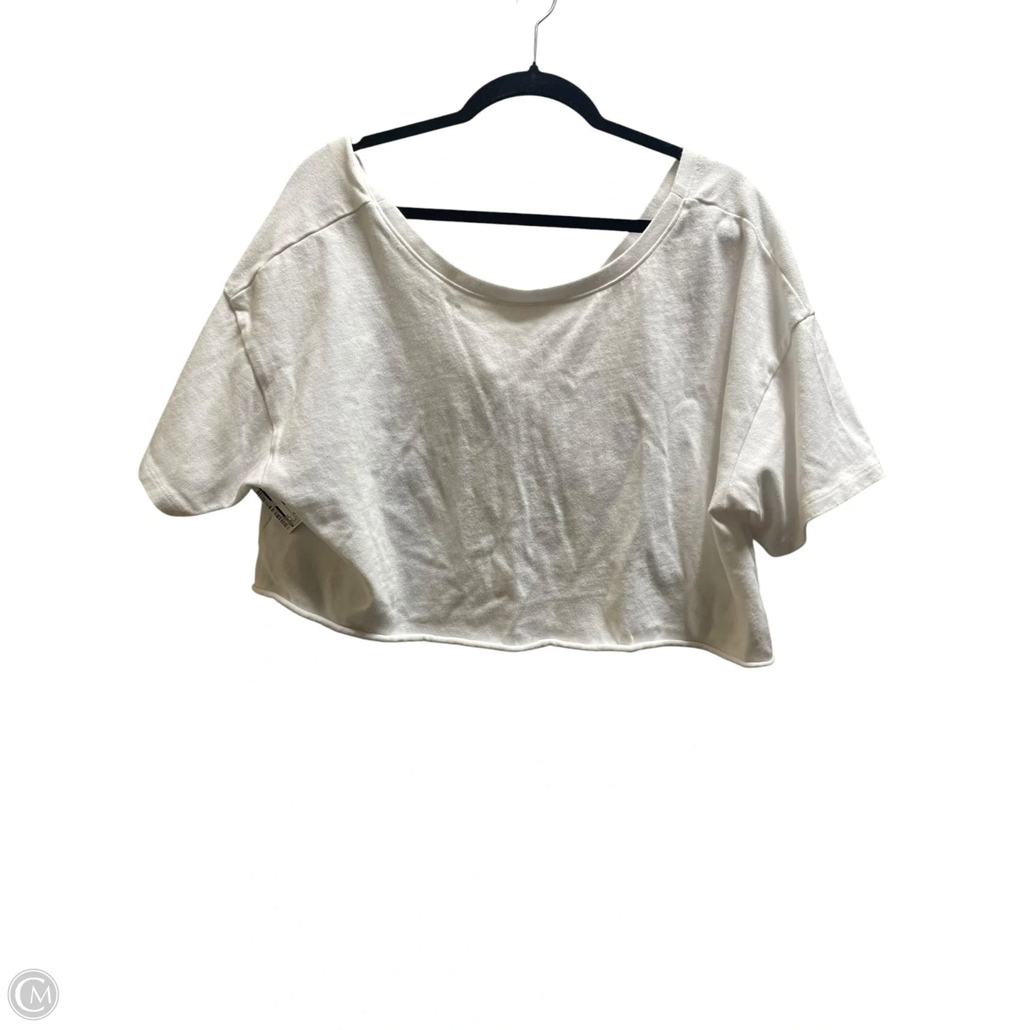 Top Short Sleeve By Aerie In White, Size: Xl