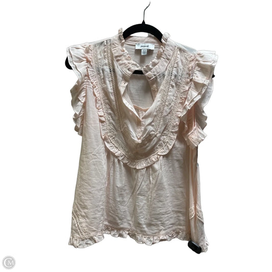 Top Short Sleeve Designer By Jason Wu In Pink, Size: M