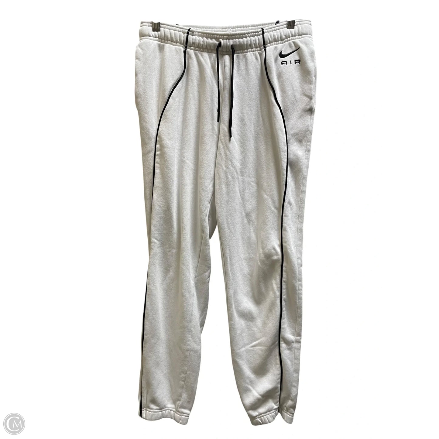 Athletic Pants By Nike In White, Size: M
