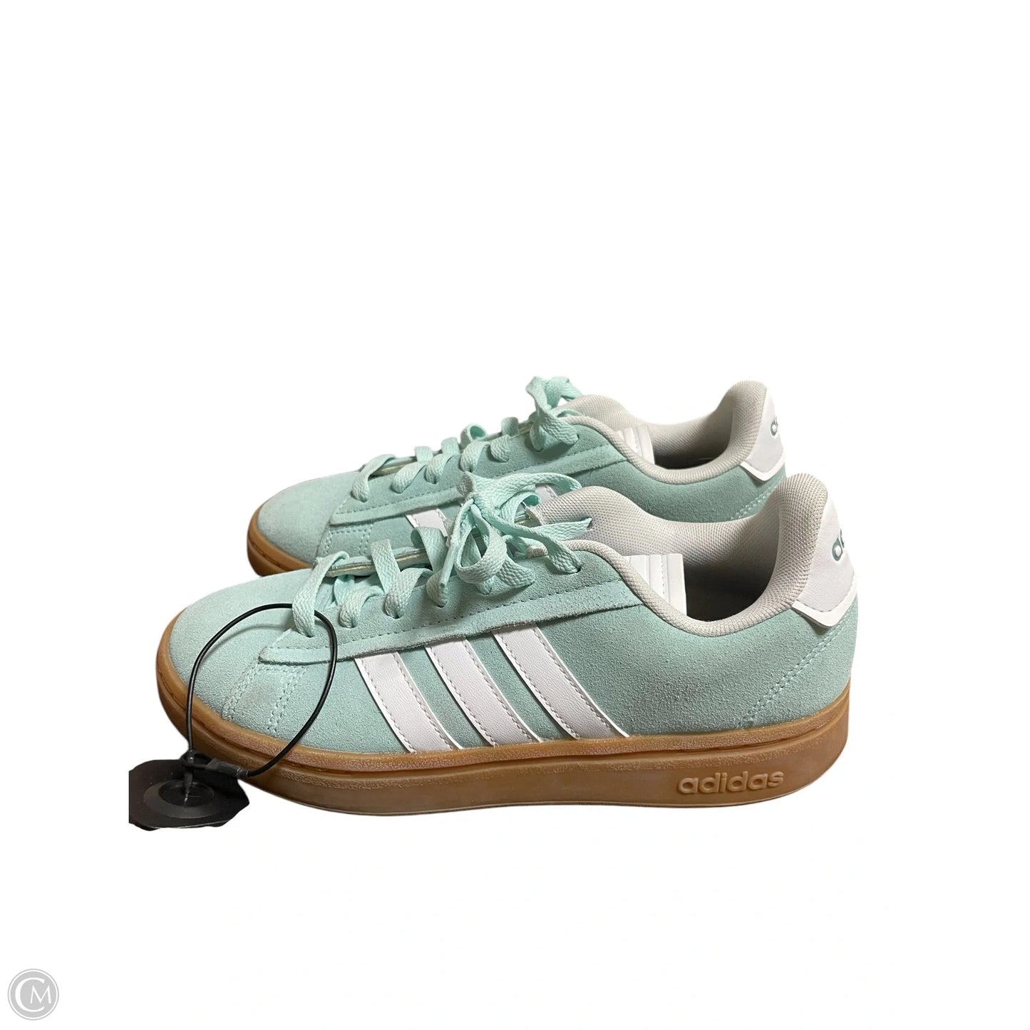 Shoes Sneakers By Adidas In Teal, Size: 7