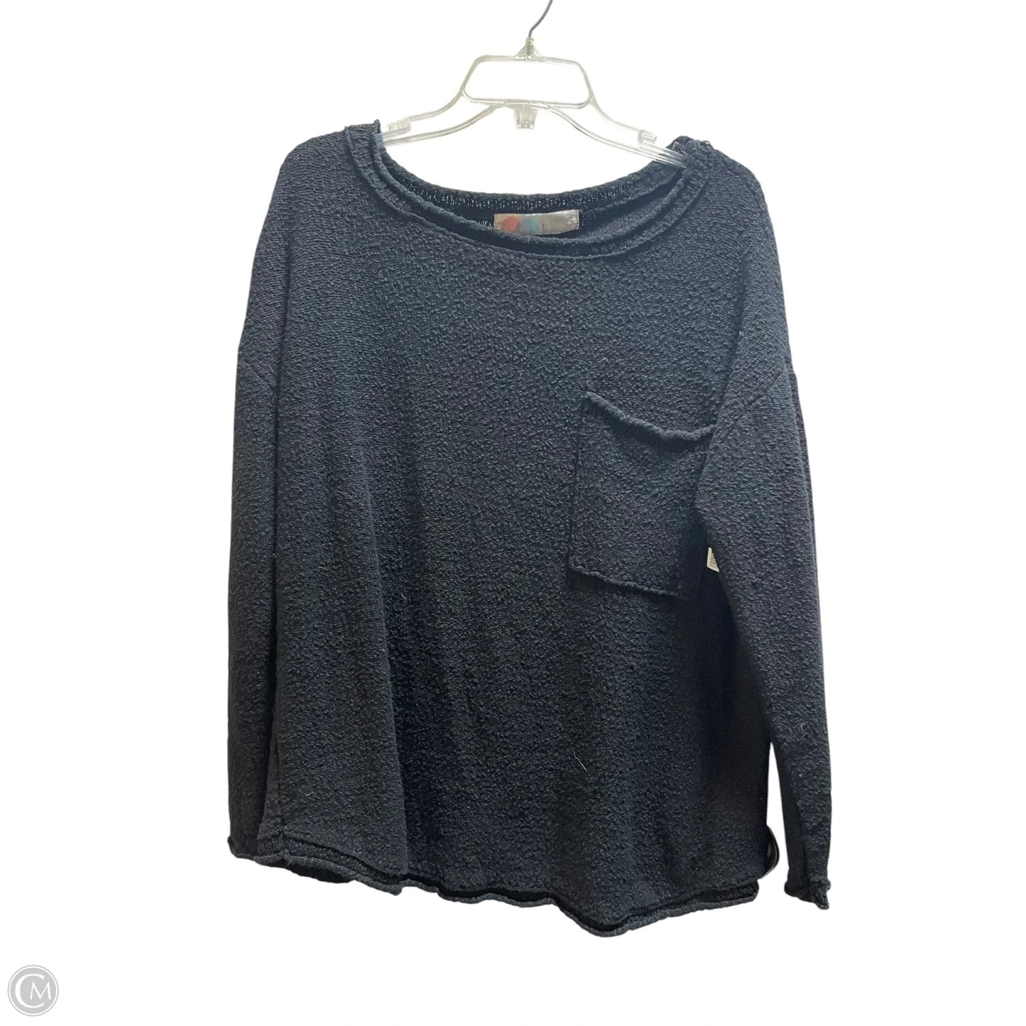 Top Long Sleeve By Free People In Black, Size: S