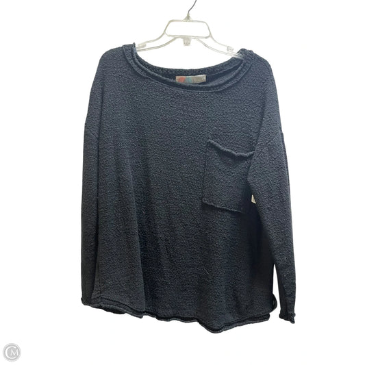 Top Long Sleeve By Free People In Black, Size: S