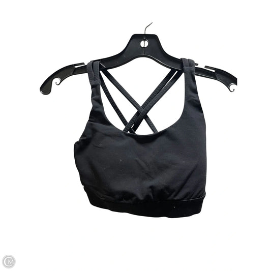 Athletic Bra By Lululemon In Black, Size: 4
