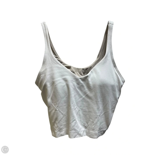 Athletic Tank Top By Lululemon In White, Size: 6