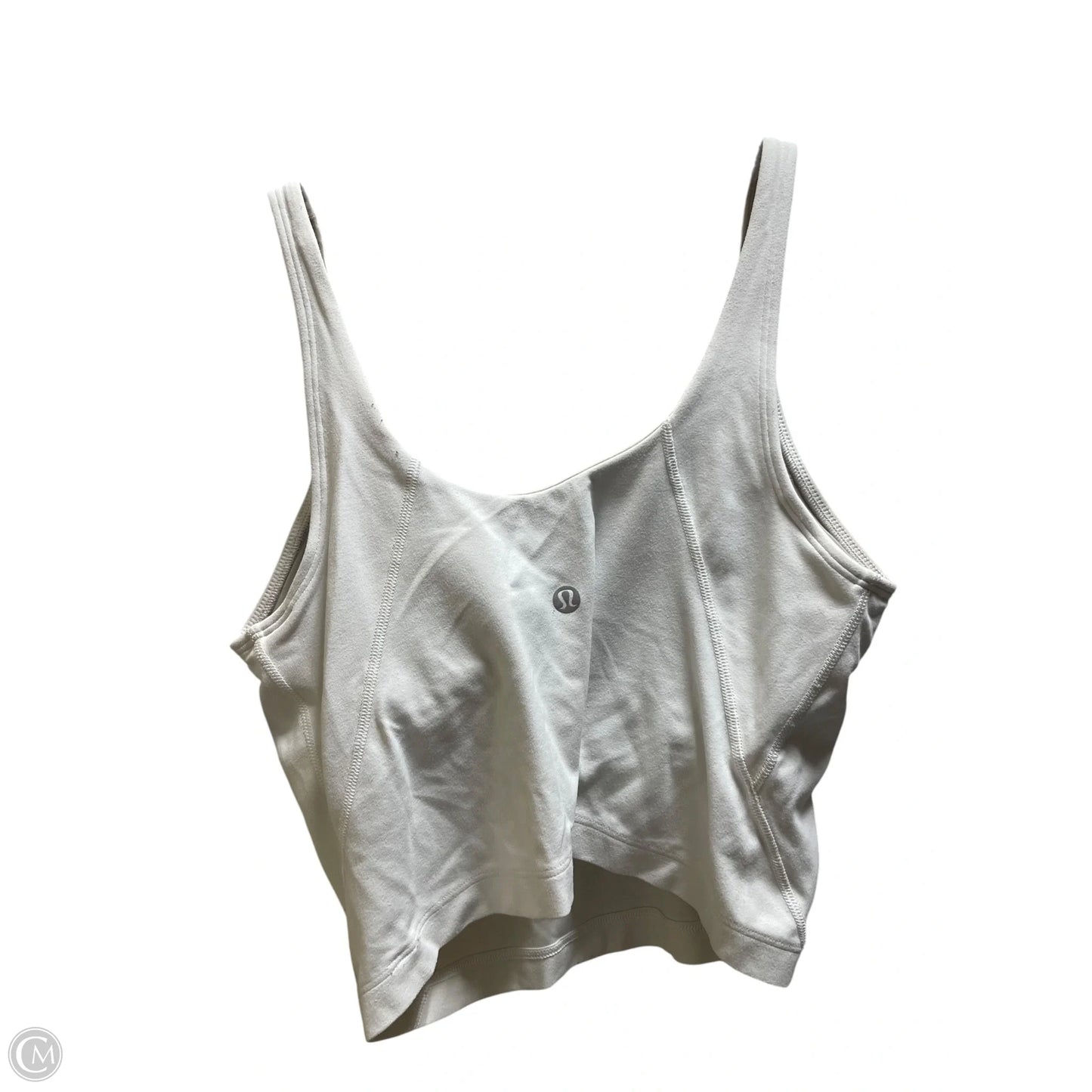 Athletic Tank Top By Lululemon In White, Size: 6