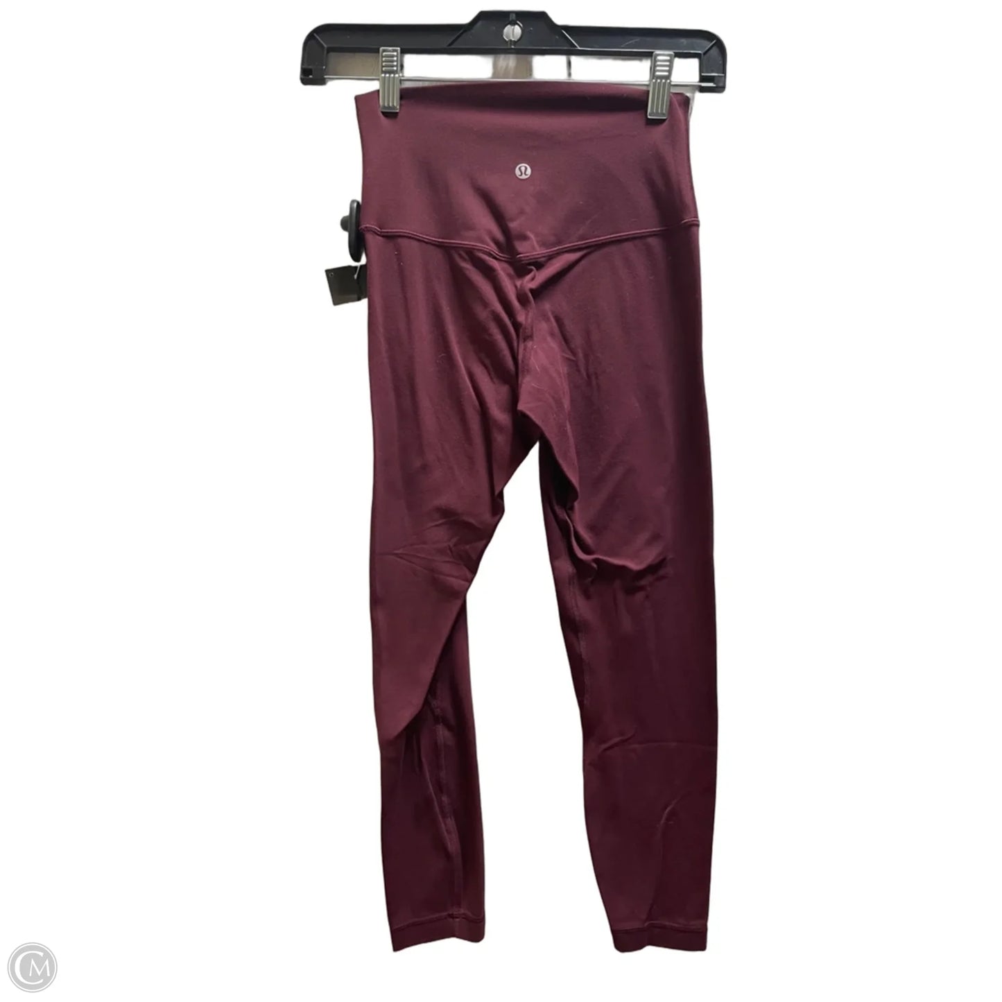 Athletic Leggings By Lululemon In Maroon, Size: 4