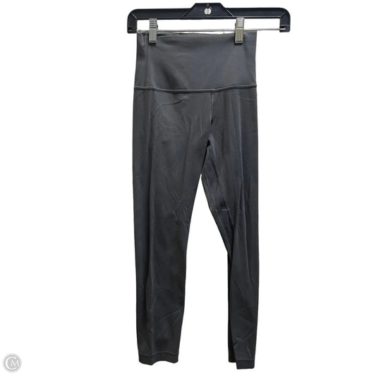 Athletic Leggings By Lululemon In Grey, Size: 4