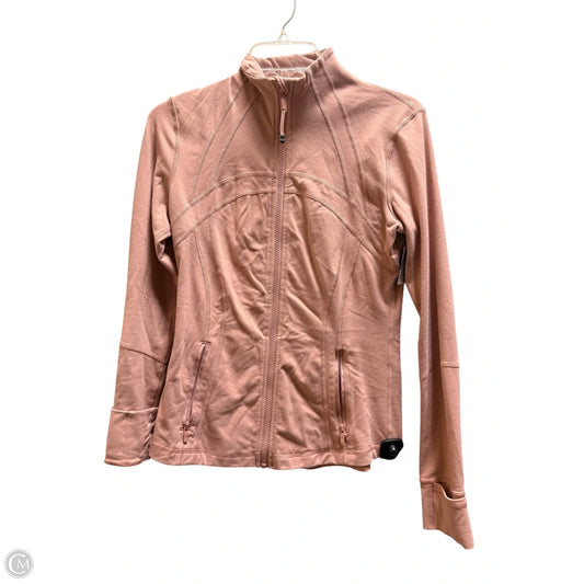 Athletic Jacket By Lululemon In Pink, Size: 8