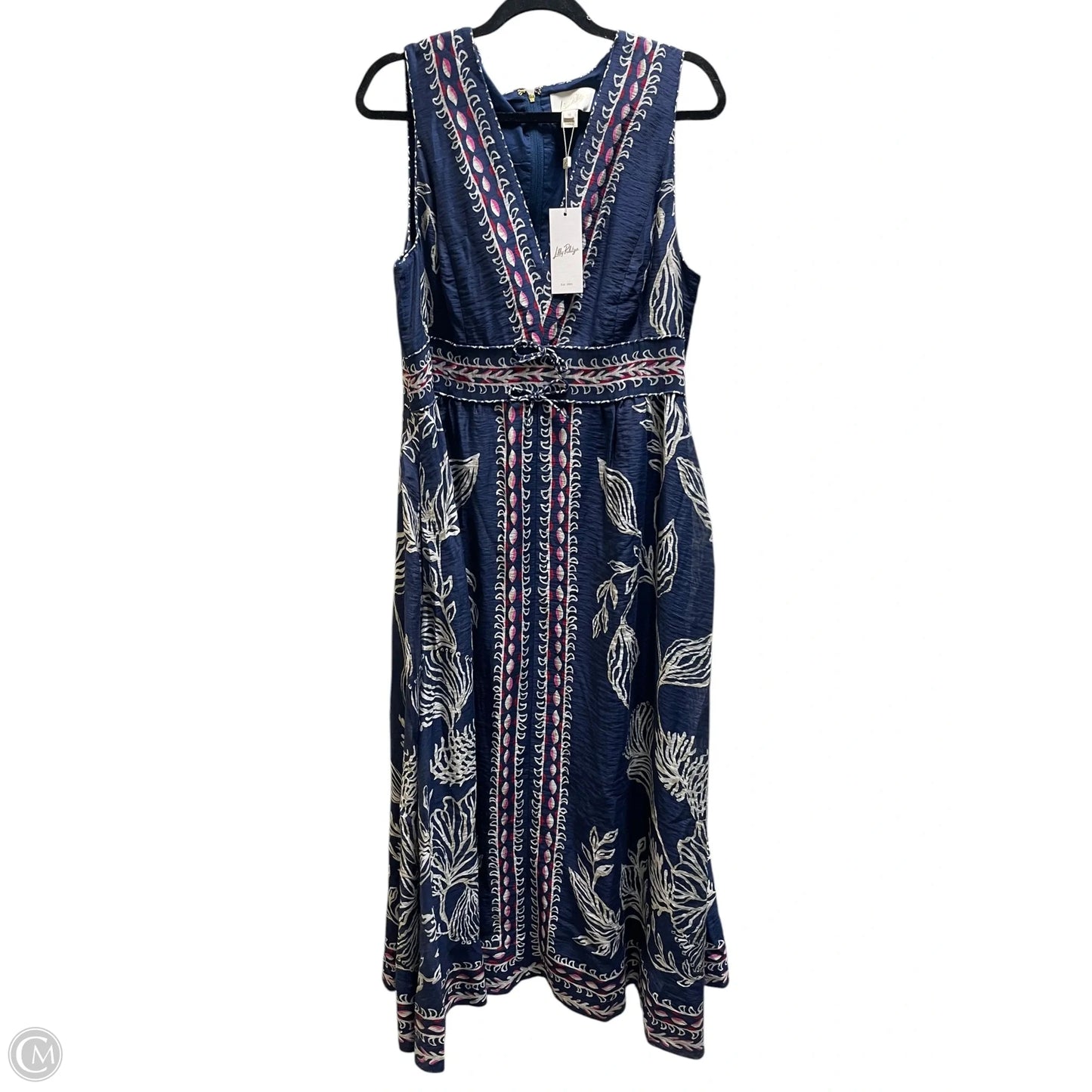 Dress Designer By Lilly Pulitzer In Navy, Size: 16