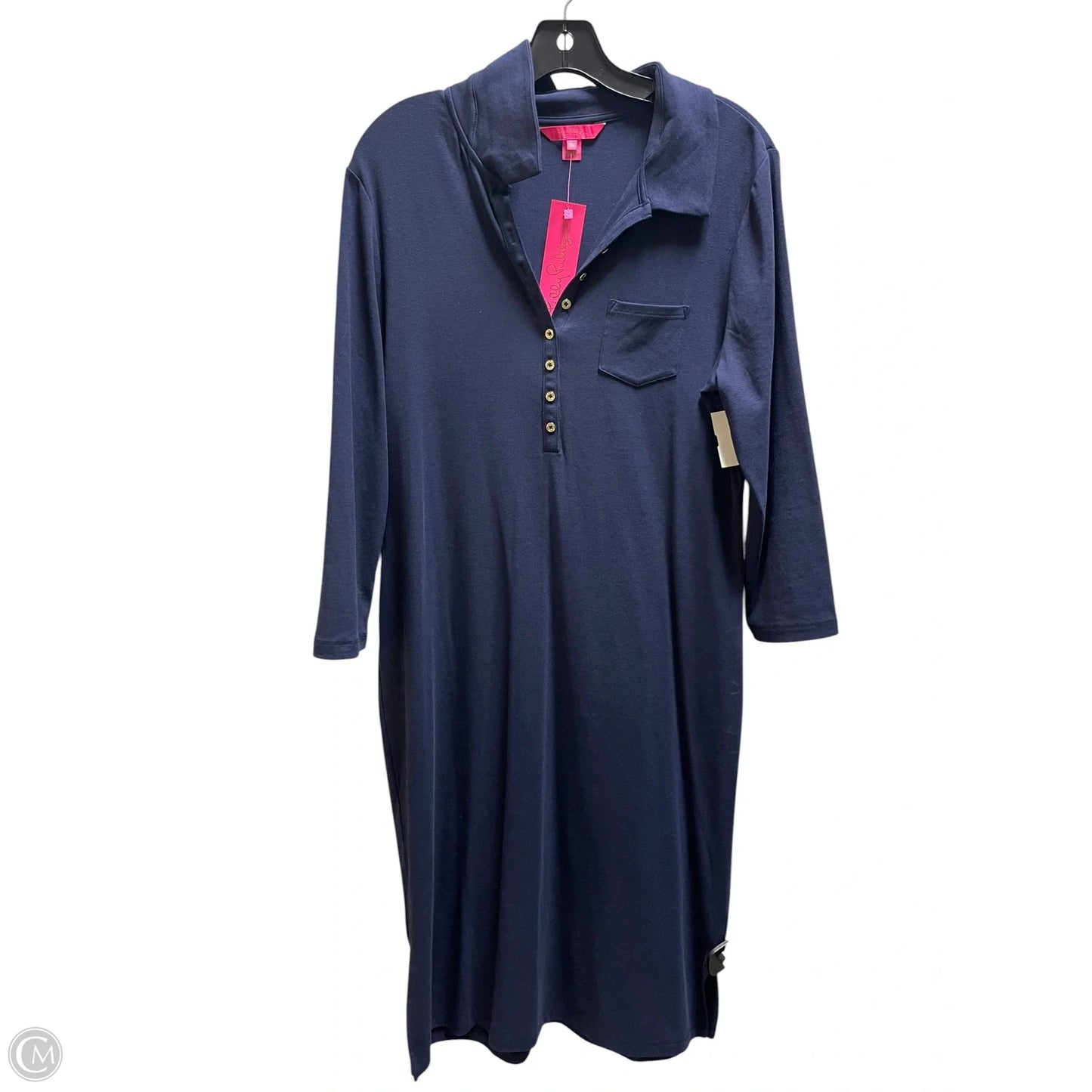 Dress Designer By Lilly Pulitzer In Navy, Size: Xl