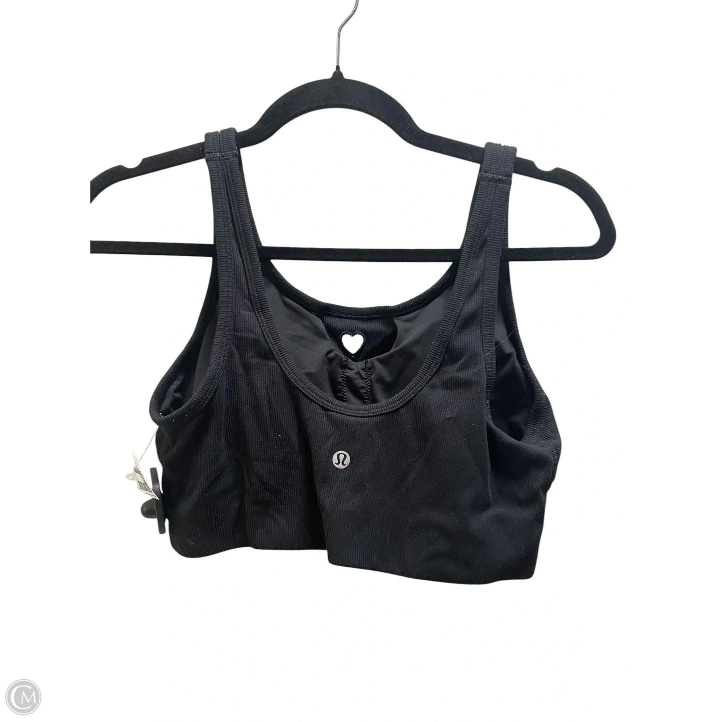 Athletic Bra By Lululemon In Black, Size: L