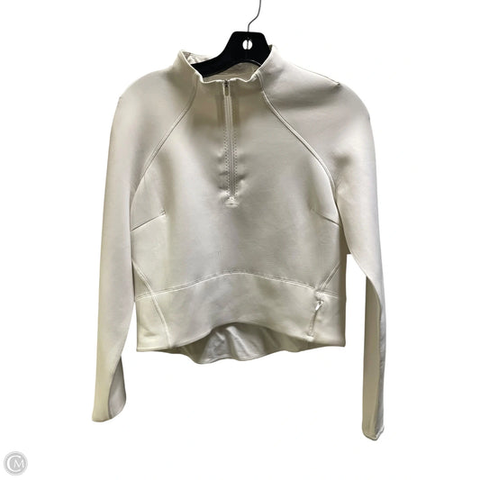 Athletic Jacket By Lululemon In White, Size: 6