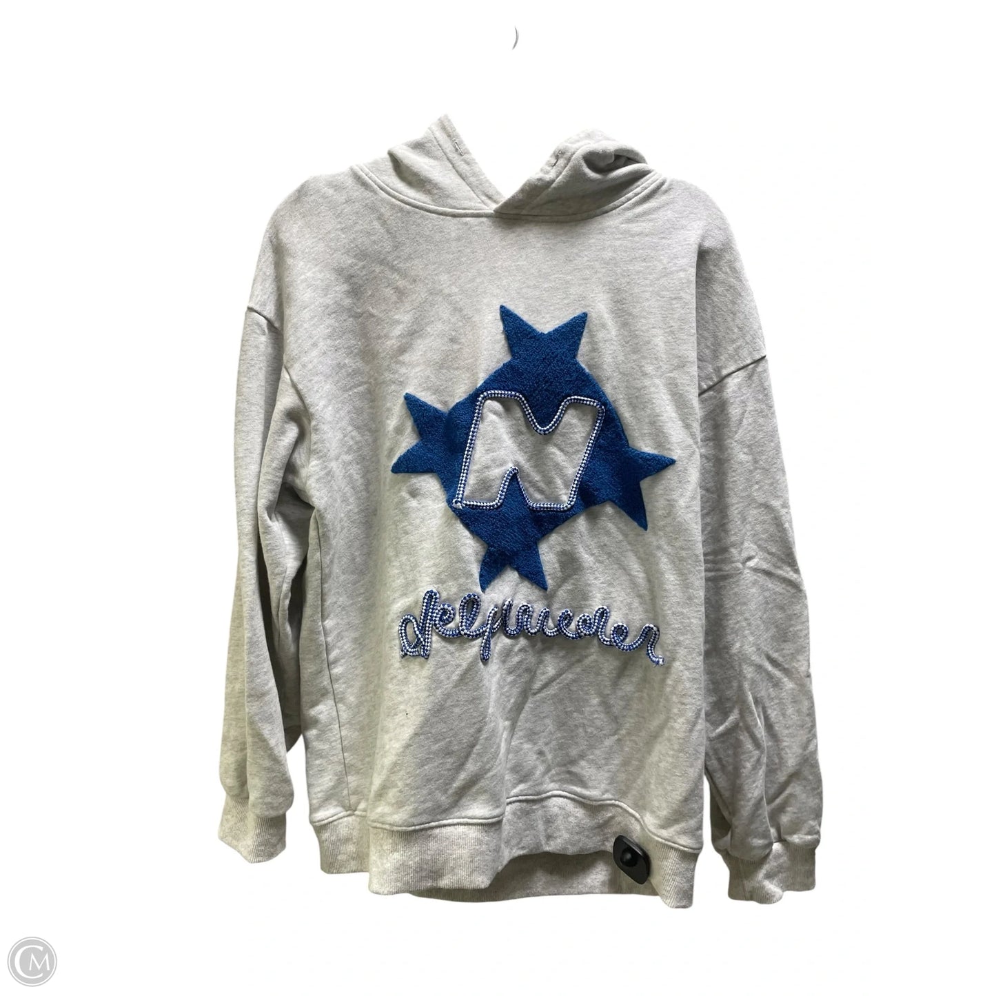 Sweatshirt Hoodie By Cmc In Grey, Size: M