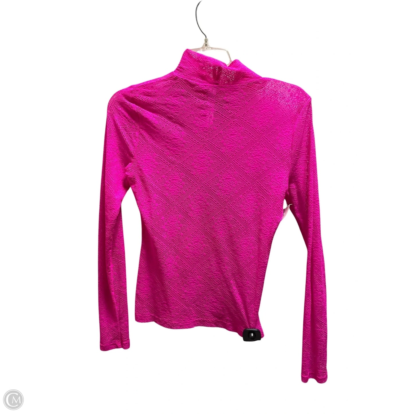 Top Long Sleeve By Anthropologie In Pink, Size: S